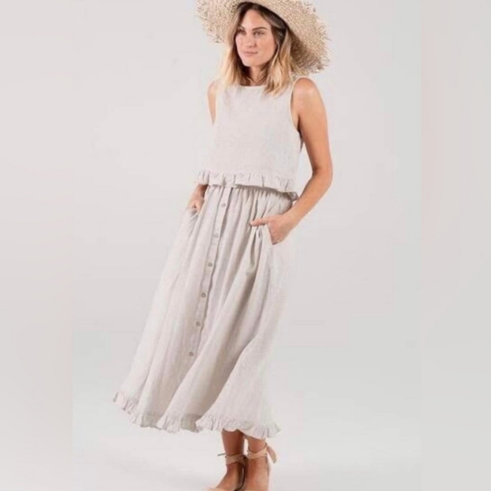 Rylee + Cru Oceanside Tank Top ONLY - Small